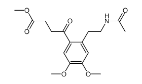 methyl 4-(2-(2-acetamidoethyl)-4,5-dimethoxyphenyl)-4-oxobutyrate Structure