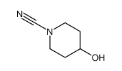 4-hydroxypiperidine-1-carbonitrile Structure