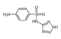 Benzenesulfonamide, 4-amino-N-1H-1,2,4-triazol-3-yl- (9CI)结构式