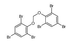 1,1'-[methylenebis(oxy)]bis[2,4,6-tribromobenzene]结构式