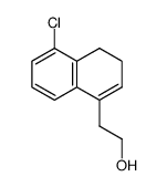 2-(5-chloro-3,4-dihydro-1-naphthalenyl)ethanol结构式