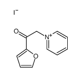 1-(furan-2-yl)-2-pyridin-1-ium-1-ylethanone,iodide Structure