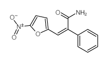 3-(5-NITRO-2-FURYL)-2-PHENYLACRYLAMIDE结构式