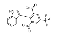 3-[2,6-dinitro-4-(trifluoromethyl)phenyl]-1H-indole Structure