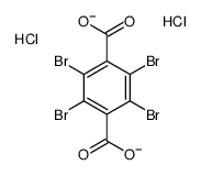Tetrabromoterephthalic acid dichloride structure