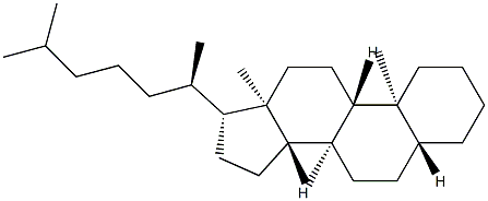 14-Methyl-5α-cholestane结构式