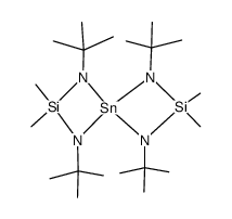 (Me2Si(N-t-Bu)2)2Sn结构式