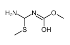 methyl N-[amino(methylsulfanyl)methyl]carbamate结构式