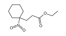 3-(1-nitro-cyclohexyl)-propionic acid ethyl ester结构式