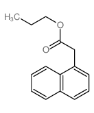 1-Naphthaleneaceticacid, propyl ester structure