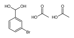 acetic acid,(3-bromophenyl)methanediol Structure