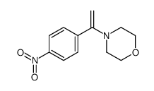 4-[1-(4-nitrophenyl)ethenyl]morpholine Structure