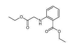N-ethoxycarbonylmethyl-anthranilic acid ethyl ester结构式