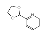 2-Pyridinecarboxaldehydecyclic 1,2-ethanediyl acetal ;; picture