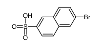 6-bromonaphthalene-2-sulfonic acid structure