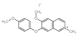 6-methoxy-7-(4-methoxyphenoxy)-2-methyl-6H-isoquinoline Structure