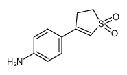 4-(1,1-dioxo-2,3-dihydrothiophen-4-yl)aniline结构式