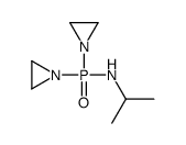 Bis(1-aziridinyl)(isopropylamino)phosphine oxide Structure