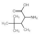Pentanoic acid,2-amino-3,4,4-trimethyl- structure