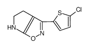 4H-Pyrrolo[3,2-d]isoxazole,3-(5-chloro-2-thienyl)-5,6-dihydro-(9CI)结构式