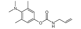 Allyl-carbamic acid 4-dimethylamino-3,5-dimethyl-phenyl ester结构式