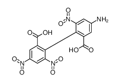 5-amino-2-(2-carboxy-4,6-dinitrophenyl)-3-nitrobenzoic acid Structure