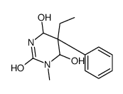 5-ethyl-4,6-dihydroxy-1-methyl-5-phenyl-1,3-diazinan-2-one结构式