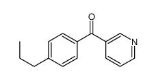 (4-propylphenyl)-pyridin-3-ylmethanone结构式