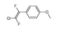 (Z)-1-chloro-1,2-difluoro-2-(4-methoxyphenyl)ethene Structure