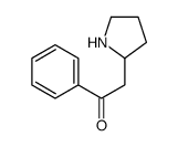 1-phenyl-2-pyrrolidin-2-ylethanone Structure
