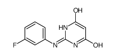 4(1H)-Pyrimidinone, 2-[(3-fluorophenyl)amino]-6-hydroxy- (9CI)结构式