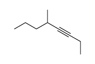 3-Octyne, 5-methyl- Structure