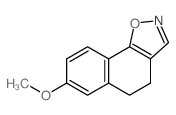 4,5-Dihydronaphtho(2,1-d)isoxazol-7-yl methyl ether Structure