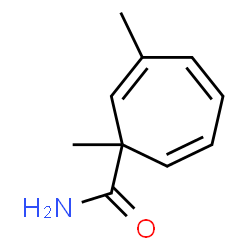 2,4,6-Cycloheptatriene-1-carboxamide,1,3-dimethyl-,stereoisomer(9CI)结构式