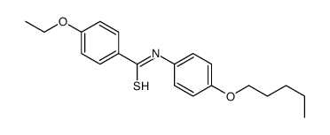 4-ethoxy-N-(4-pentoxyphenyl)benzenecarbothioamide结构式