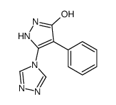 4-phenyl-5-(1,2,4-triazol-4-yl)-1,2-dihydropyrazol-3-one Structure