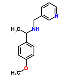 [1-(4-METHOXY-PHENYL)-ETHYL]-PYRIDIN-3-YLMETHYL-AMINE Structure