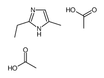 acetic acid,2-ethyl-5-methyl-1H-imidazole结构式