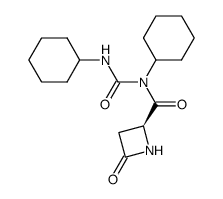 1,3-Dicyclohexyl-1-((S)-4-oxo-azetidine-2-carbonyl)-urea Structure