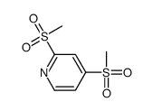 2,4-bis(methylsulfonyl)pyridine结构式