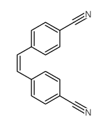 Benzonitrile,4,4'-(1,2-ethenediyl)bis- Structure
