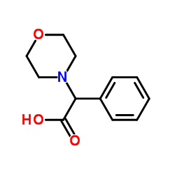 2-(4-吗啉基)-2-苯基乙酸结构式