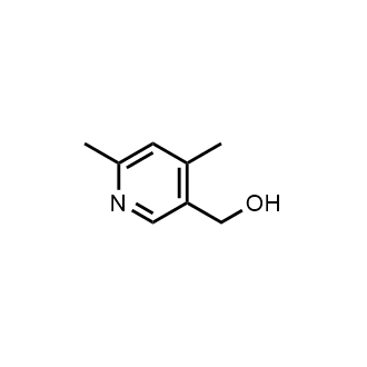 (4,6-二甲基吡啶-3-基)甲醇结构式