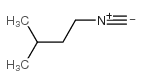 1-isocyano-3-methylbutane Structure