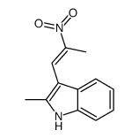 2-methyl-3-(2-nitroprop-1-enyl)-1H-indole Structure