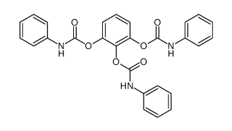 1,2,3-tris-phenylcarbamoyloxy-benzene Structure