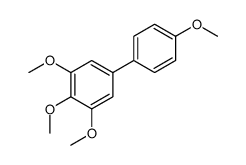 1,2,3-trimethoxy-5-(4-methoxyphenyl)benzene结构式