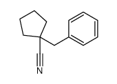 1-benzylcyclopentane-1-carbonitrile结构式