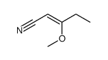 3-methoxypent-2-enenitrile结构式