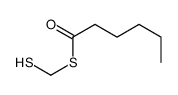 S-(sulfanylmethyl) hexanethioate结构式